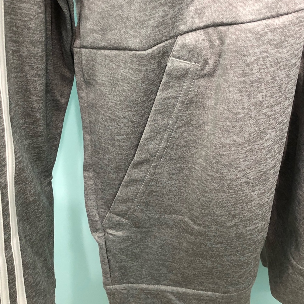 Men’s NWT Adidas Full Zip Sweatshirt With Hoodie - Picture 3 of 8